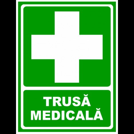 Indicator pentru trusa de prim ajutor